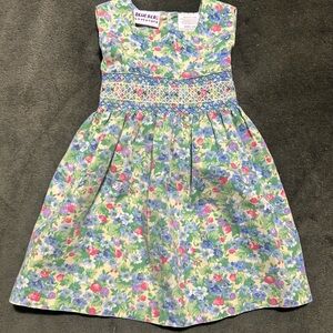 Blueberi Boulevard Floral Kids Dress
